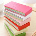 Mini livre de notes Smile Imprimé en cuir couvercle Mémo Pad effacable Notebook Portable Memo Pad Learning Stationery